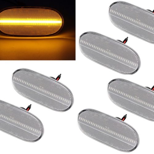 6x LED Seitenmarkierungsleuchten Seitenmarkierungs Leuchten Seitenbegrenzungsleuchten in Silber Weiss SET für Mercedes Spinter W906 / VW Crafter 2E 6x LED Seitenmarkierungsleuchten Seitenmarkierungs Leuchten Seitenbegrenzungsleuchten in Silber Weiss SET für Mercedes Spinter W906 / VW Crafter 2E