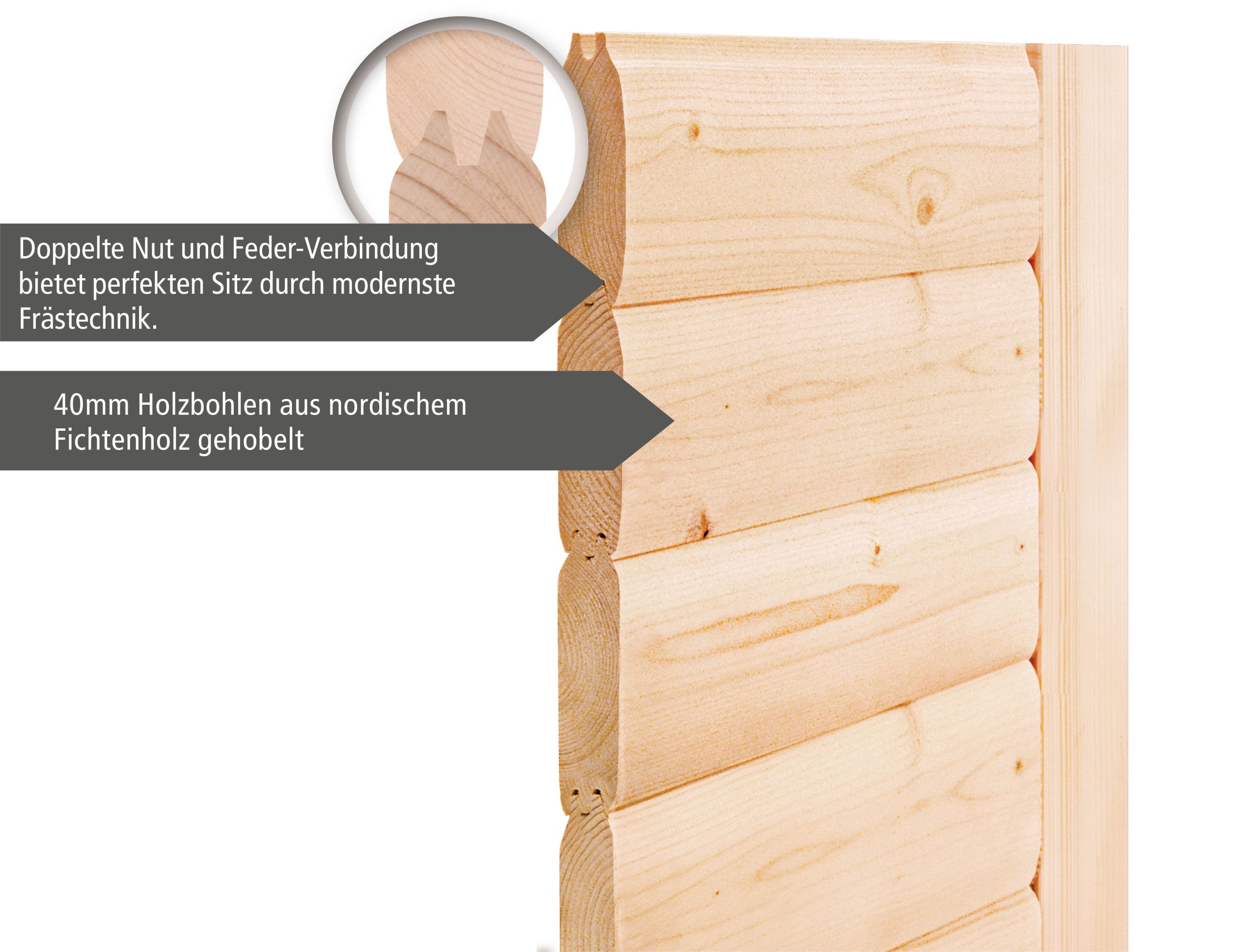 Karibu Sauna Mojave-9 kW Ofen-Steuerung-Ohne Dachkranz - Gallery 9 Karibu Sauna Mojave-9 kW Ofen-Steuerung-Ohne Dachkranz