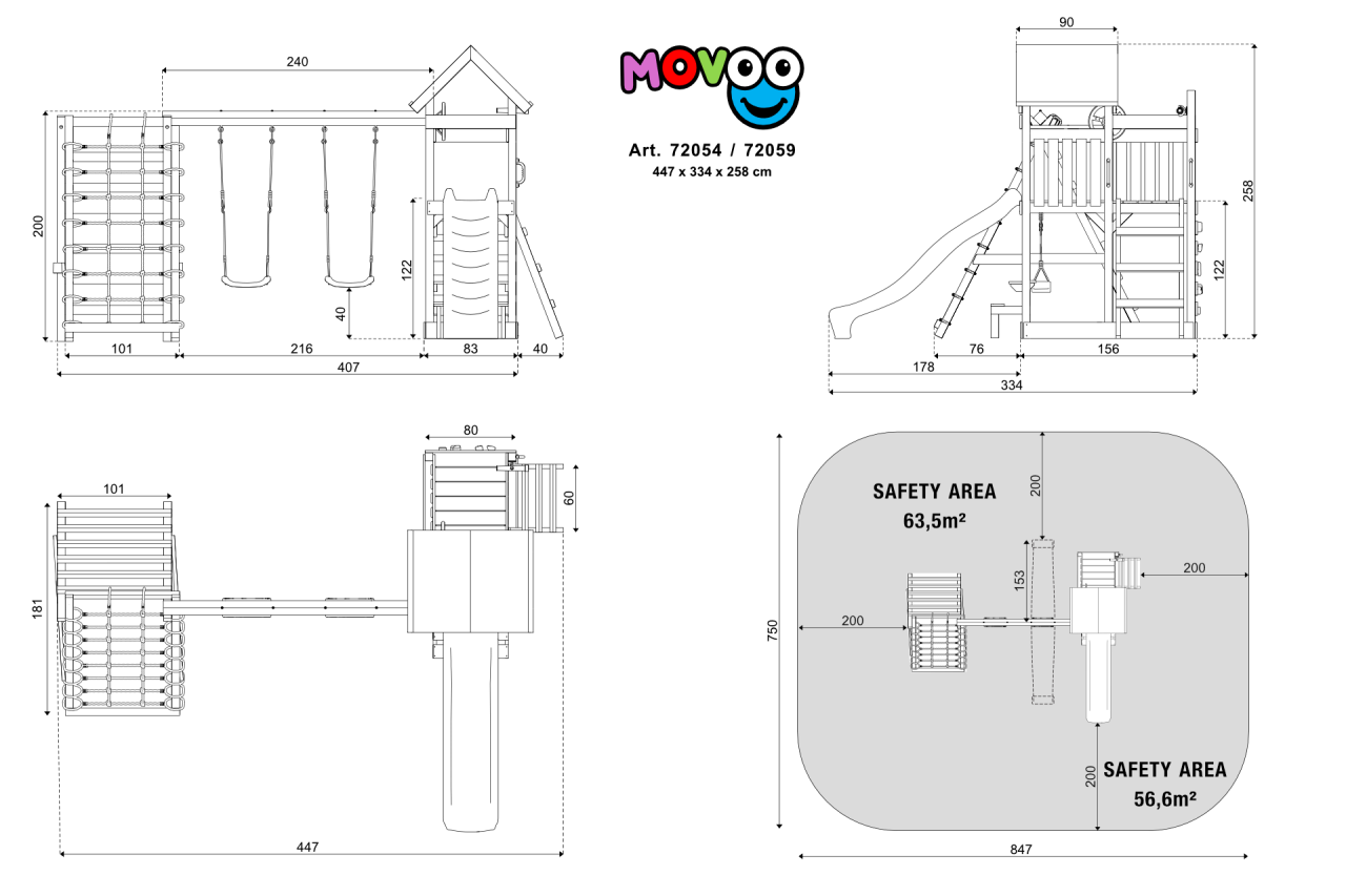 Spielturm MOVOO PRO - Gallery 7 Spielturm MOVOO PRO