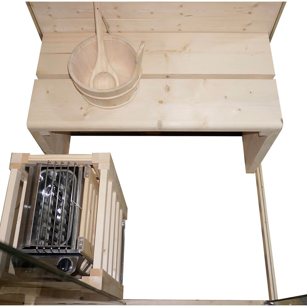 Traditionelle Sauna ARUNA - 100 x 190 cm für 1-2 Personen - Gallery 5 Traditionelle Sauna ARUNA - 100 x 190 cm für 1-2 Personen