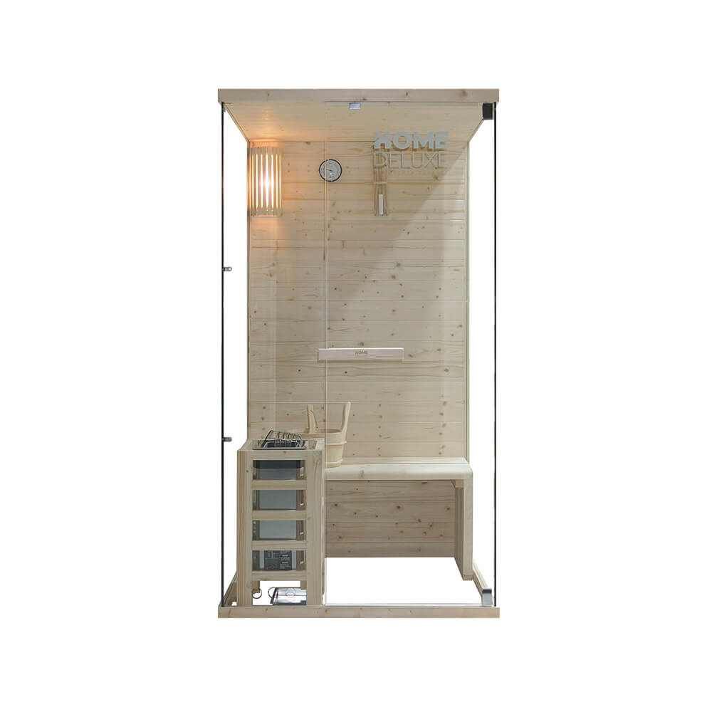 Traditionelle Sauna ARUNA - 100 x 190 cm für 1-2 Personen - Gallery 3 Traditionelle Sauna ARUNA - 100 x 190 cm für 1-2 Personen