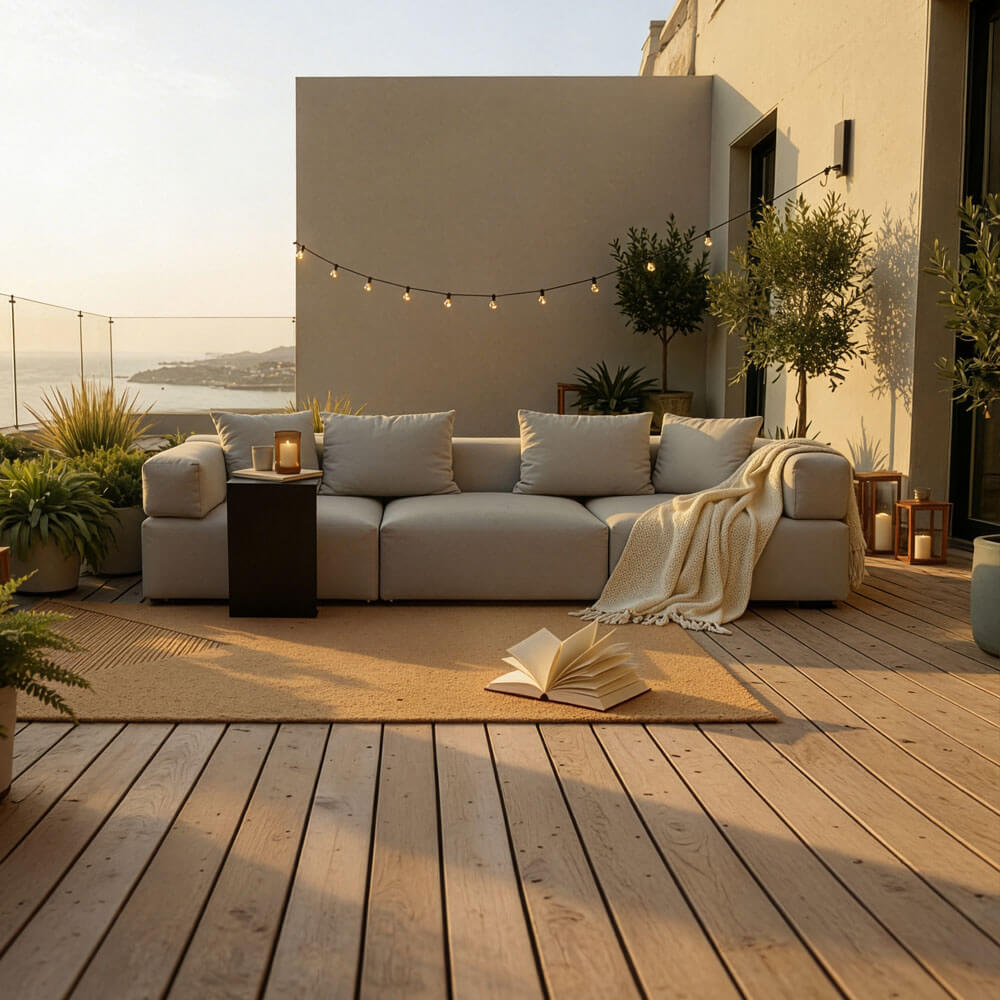 Modulares Outdoor Sofa ALAZIA Hellgrau - L - Gallery 3 Modulares Outdoor Sofa ALAZIA Hellgrau - L