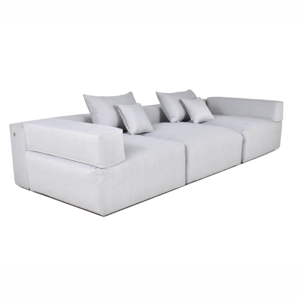 Modulares Outdoor Sofa ALAZIA Hellgrau - L - Gallery 6 Modulares Outdoor Sofa ALAZIA Hellgrau - L