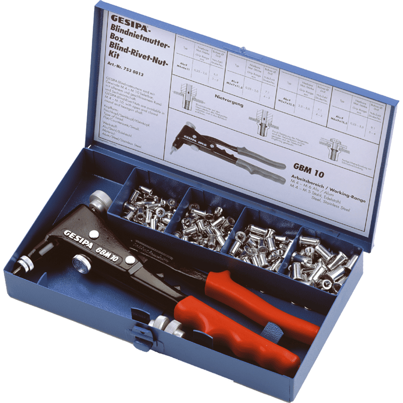 Blindnietmutter-Box GBM 10/M 4-6 Gesipa