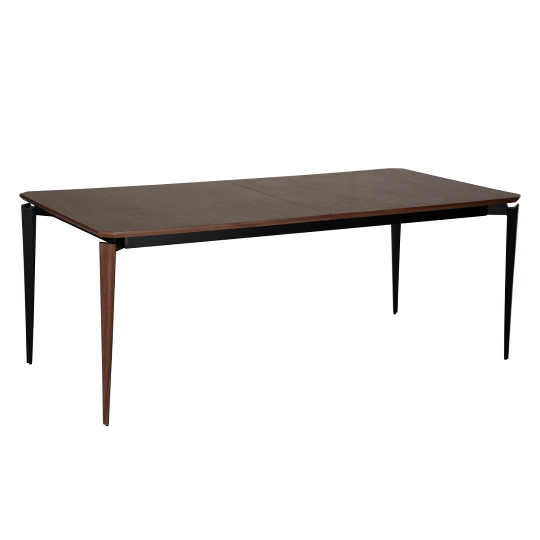 Edge Esstisch Mit Auszug 100x200/300 Cm Inkl. 2 Platten Furnier Walnuss. Edge Esstisch Mit Auszug 100x200/300 Cm Inkl. 2 Platten Furnier Walnuss.
