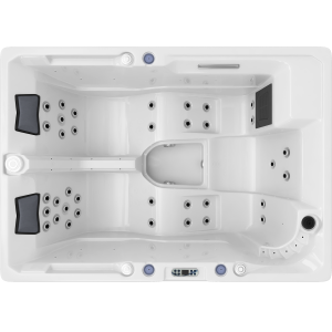 Outdoor Whirlpool Elba weiß 210×150 LED Outdoor Whirlpool Elba weiß 210×150 LED