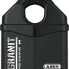 AV-Vorhangschloss; Granit 37RK/80 B/DFNL; Spezialstahl gehärtet schwarz