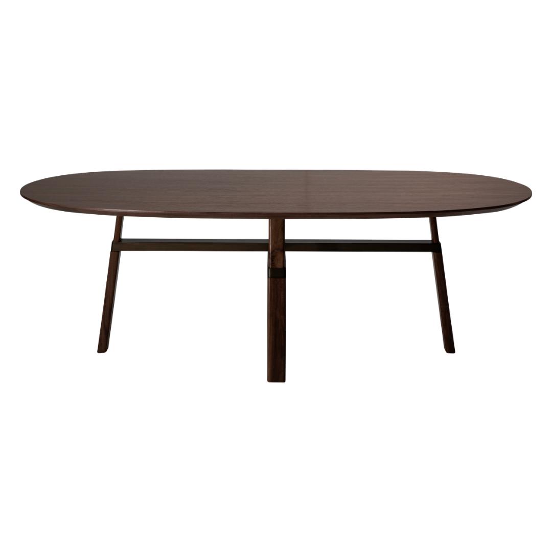 Cross Esstisch 75x220cm Furnier Walnuss. Cross Esstisch 75x220cm Furnier Walnuss.
