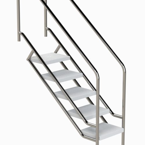 Eichenwald Pooltreppe Modell 08.1 Miami Beckentiefe 1399mm Ausladung 1338mm 5 Abs-stufen Eichenwald Pooltreppe Modell 08.1 Miami Beckentiefe 1399mm Ausladung 1338mm 5 Abs-stufen