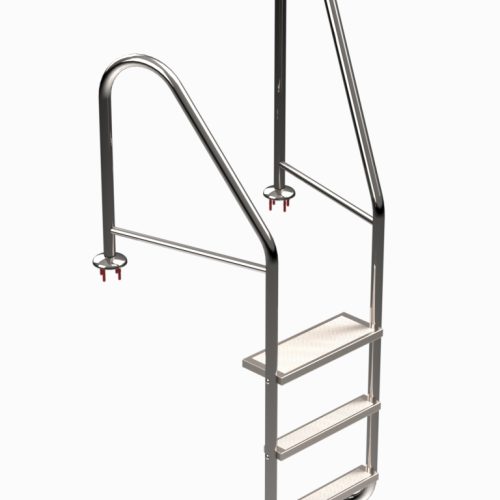 Eichenwald Poolleiter Modell 07 Marina Öffentlich Flanschmontage Beckentiefe 780mm 2 Stufen Eichenwald Poolleiter Modell 07 Marina Öffentlich Flanschmontage Beckentiefe 780mm 2 Stufen