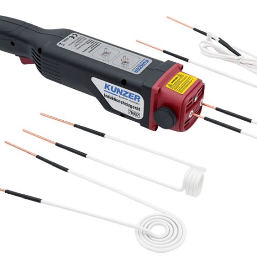 Kunzer Induktionsheizgerät 1.250 Watt im Alu-Koffer mit 6-tlg. Zubehörsatz 7IHG7 Kunzer Induktionsheizgerät 1.250 Watt im Alu-Koffer mit 6-tlg. Zubehörsatz 7IHG7