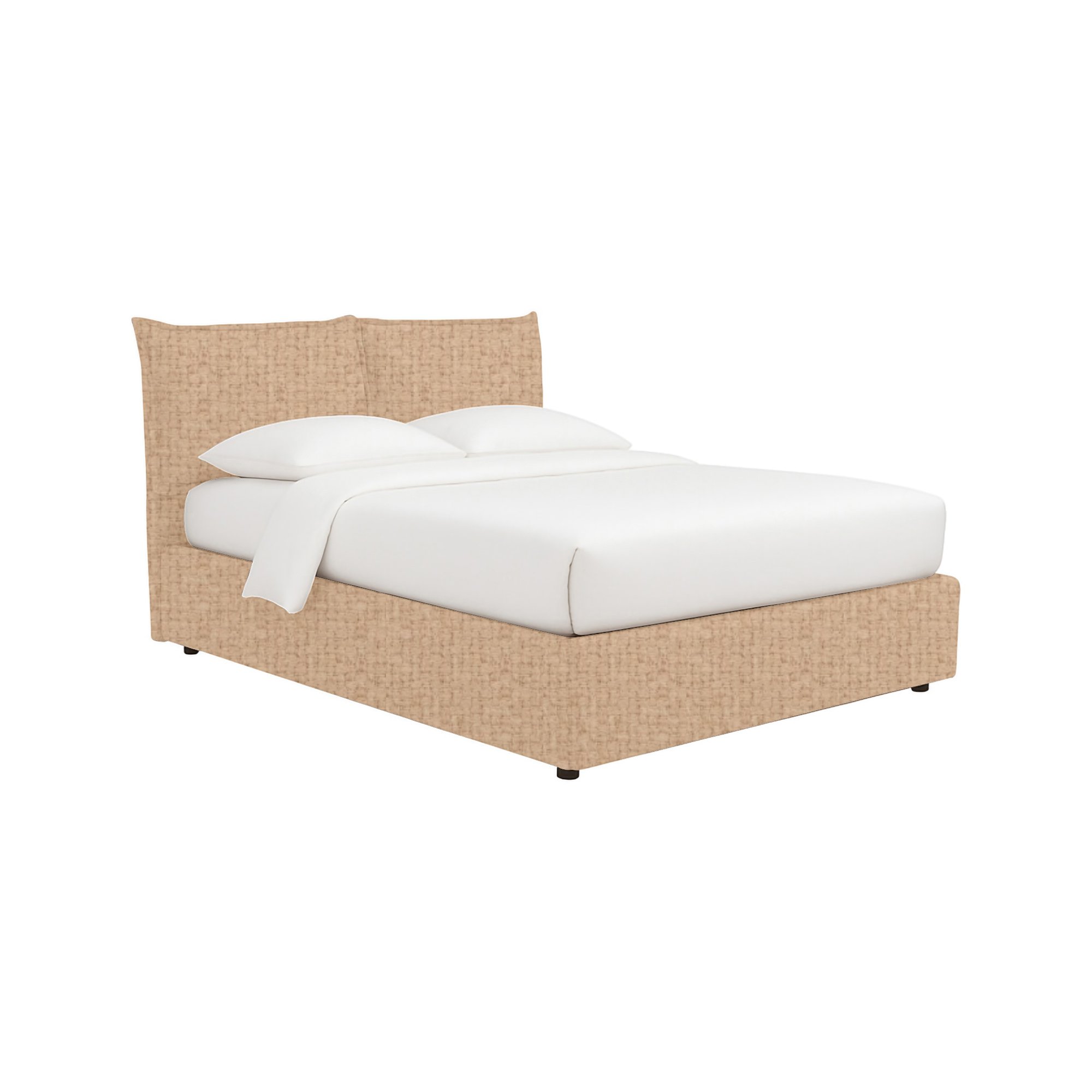 Einzelbett Chatteris, Abnehmbarer Bezug, Beige Einzelbett Chatteris, Abnehmbarer Bezug, Beige
