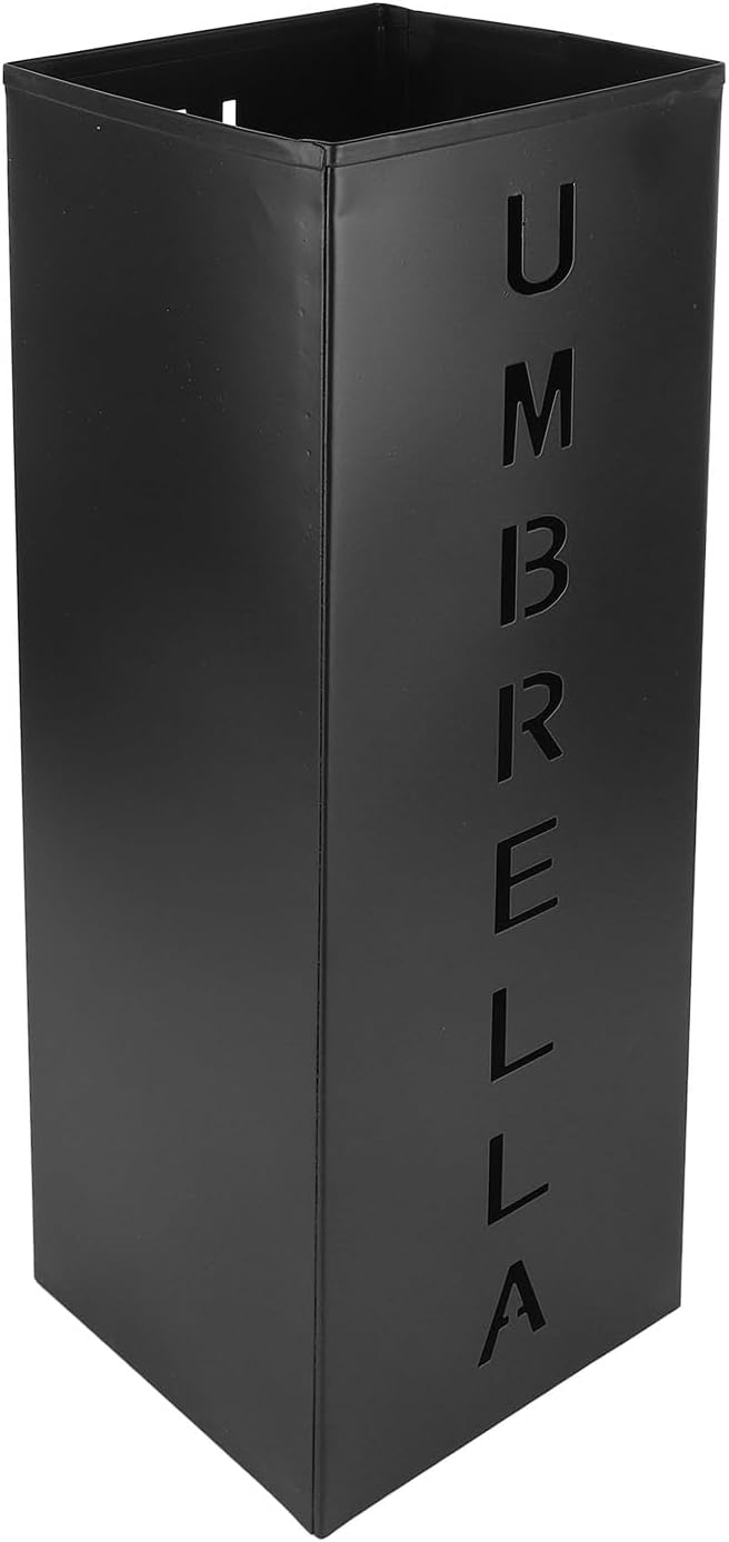 Tonchean - Schirmständer Würfel, Rostbeständiges Schwarzes Metall, Platzsparend, Für Den Eingangsbereich Tonchean - Schirmständer Würfel, Rostbeständiges Schwarzes Metall, Platzsparend, Für Den Eingangsbereich