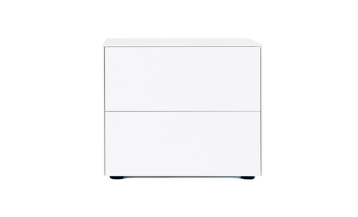 Connect Kommode mit 2 Schubkästen schmal - Snow Gleiter - Gallery 1 Connect Kommode mit 2 Schubkästen schmal - Snow Gleiter