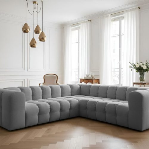 Ecksofa Designersofa Solvie Xs In Stoff Tiffani Grau Seite Universal