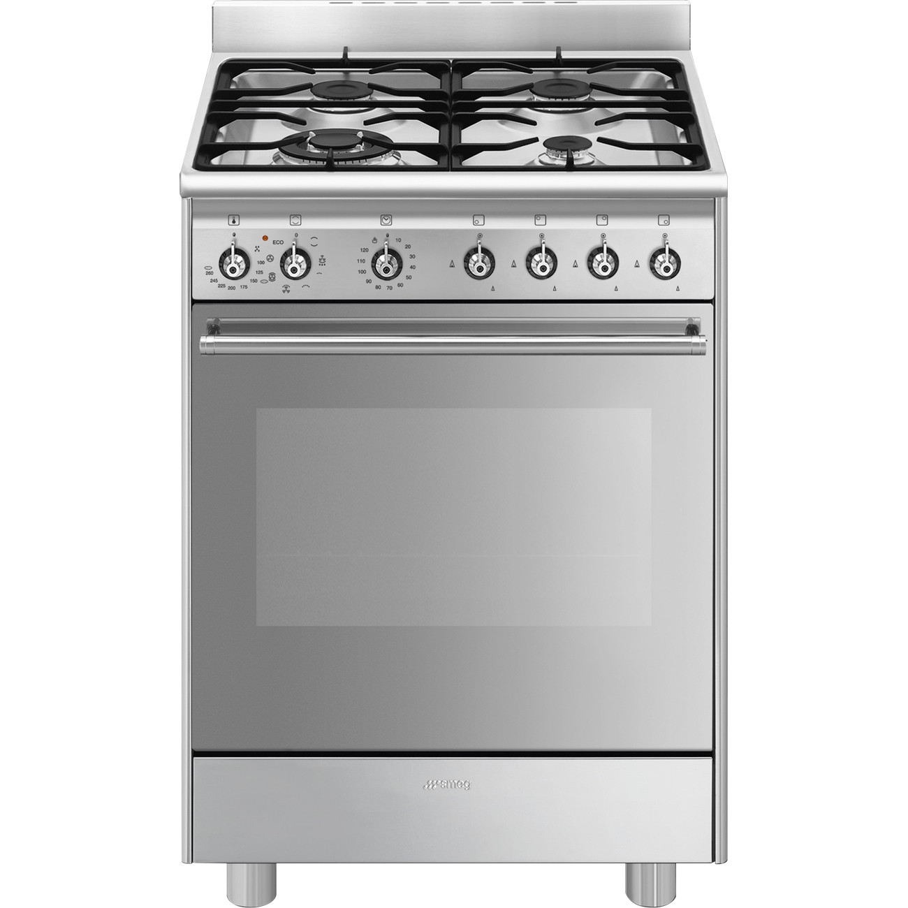 Herd Smeg Sx61gm 4 Brenner 70 Liter Kapazität Herd Smeg Sx61gm 4 Brenner 70 Liter Kapazität