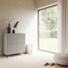 Connect Kommode Viertürer Stone Rundfuß - Gallery 1 Connect Kommode Viertürer Stone Rundfuß