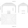 SOJAG CANADA Pavillon Moreno 10x14, galv. Stahl