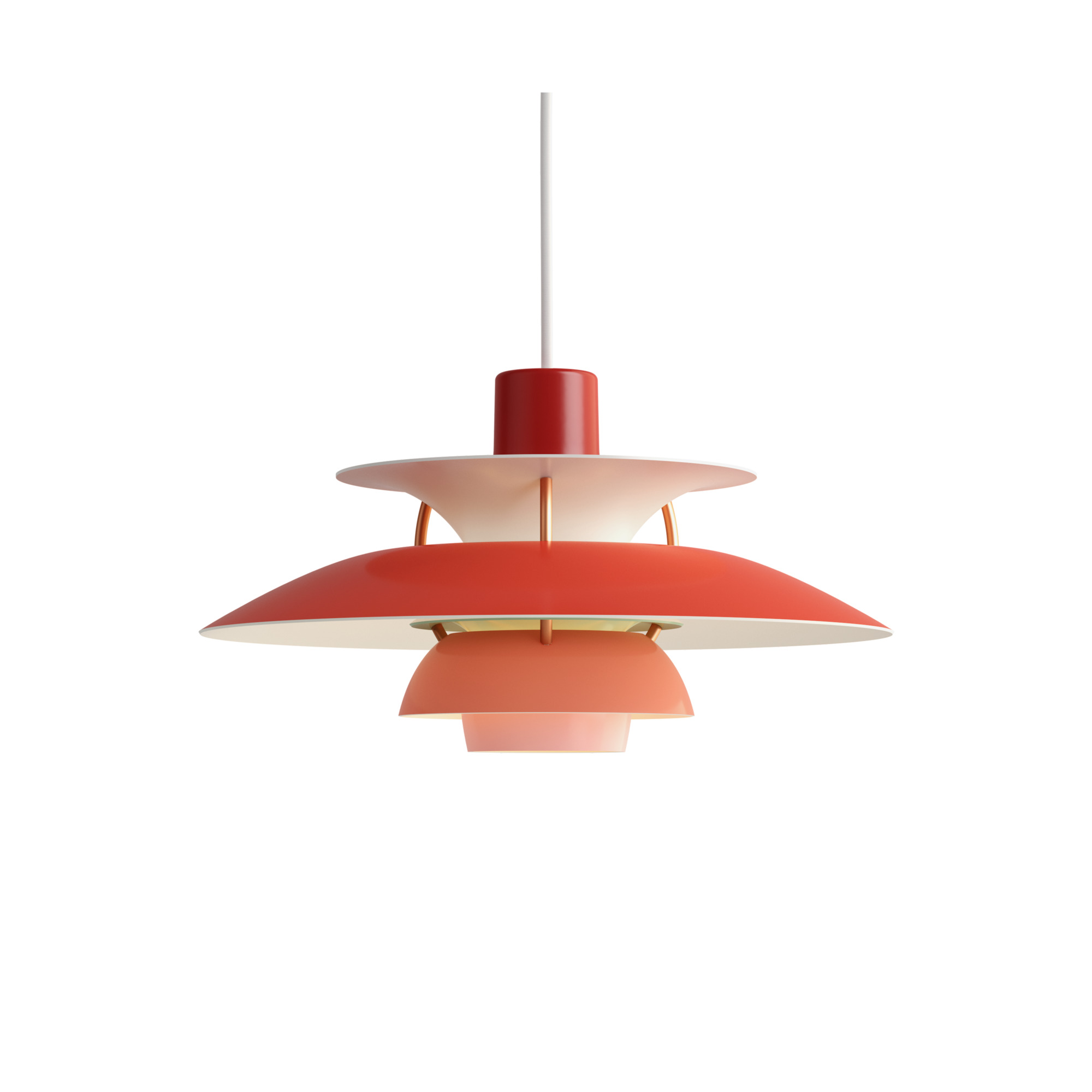 PH 5 Mini Pendelleuchte Hues of Red