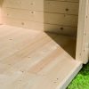 Karibu Saunahaus Fasssauna 3 - 38 mm 9 kW Bio-Kombiofen inkl. Steuergerät