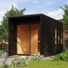 Karibu Design Saunahaus Miramar mit Vorraum - 73 mm schwarz Inkl. Terrasse Ohne Ofen - Gallery 2 Karibu Design Saunahaus Miramar mit Vorraum - 73 mm schwarz Inkl. Terrasse Ohne Ofen