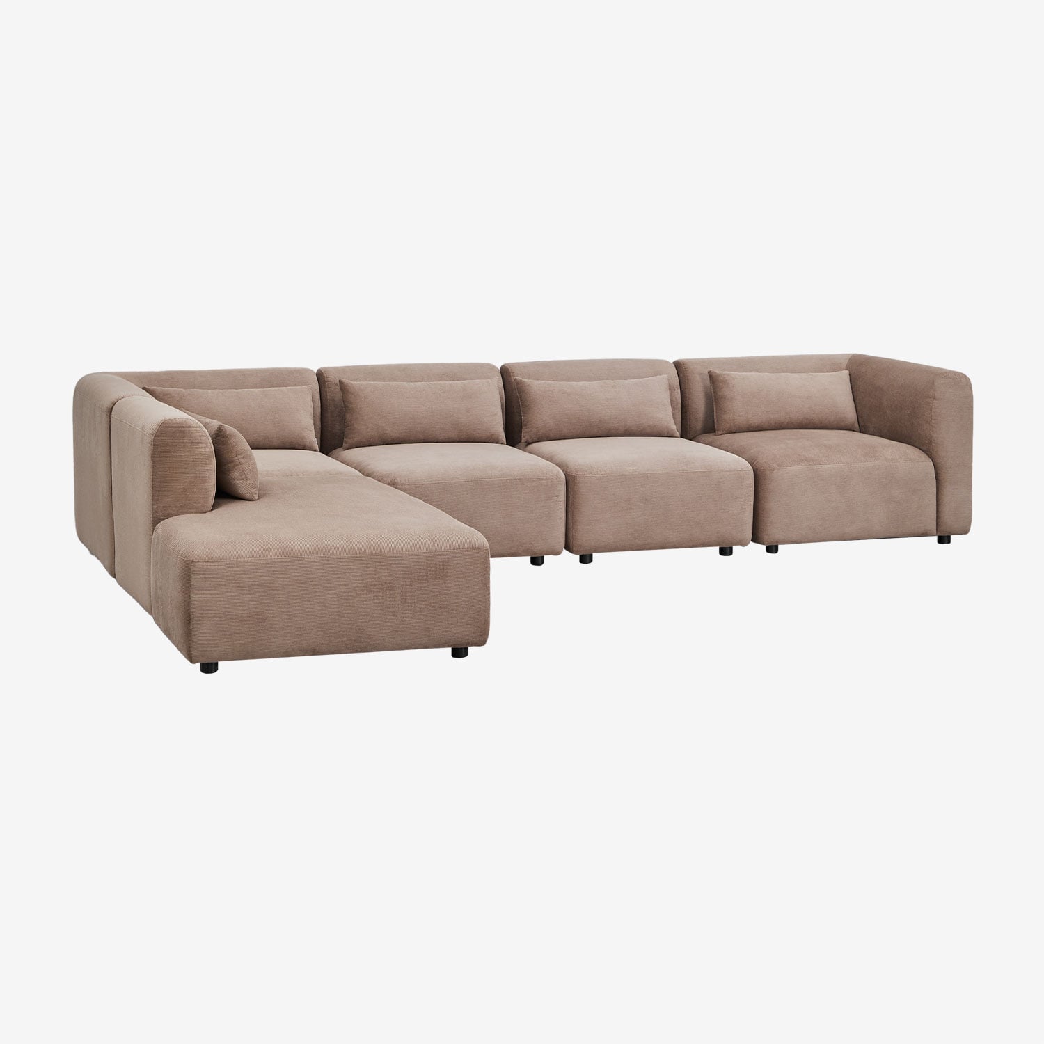 Sklum 5-teiliges Modulares Sofa Mit Linkem Chaiselongue Fogler