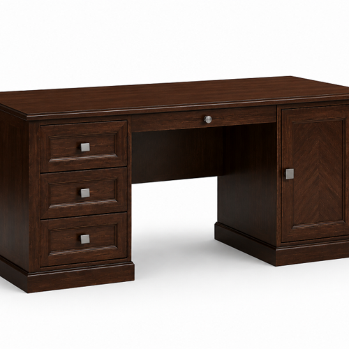 Edler Holz Büro Schreibtisch Klassischer Tisch Büro Tische Antik Stil Monaco