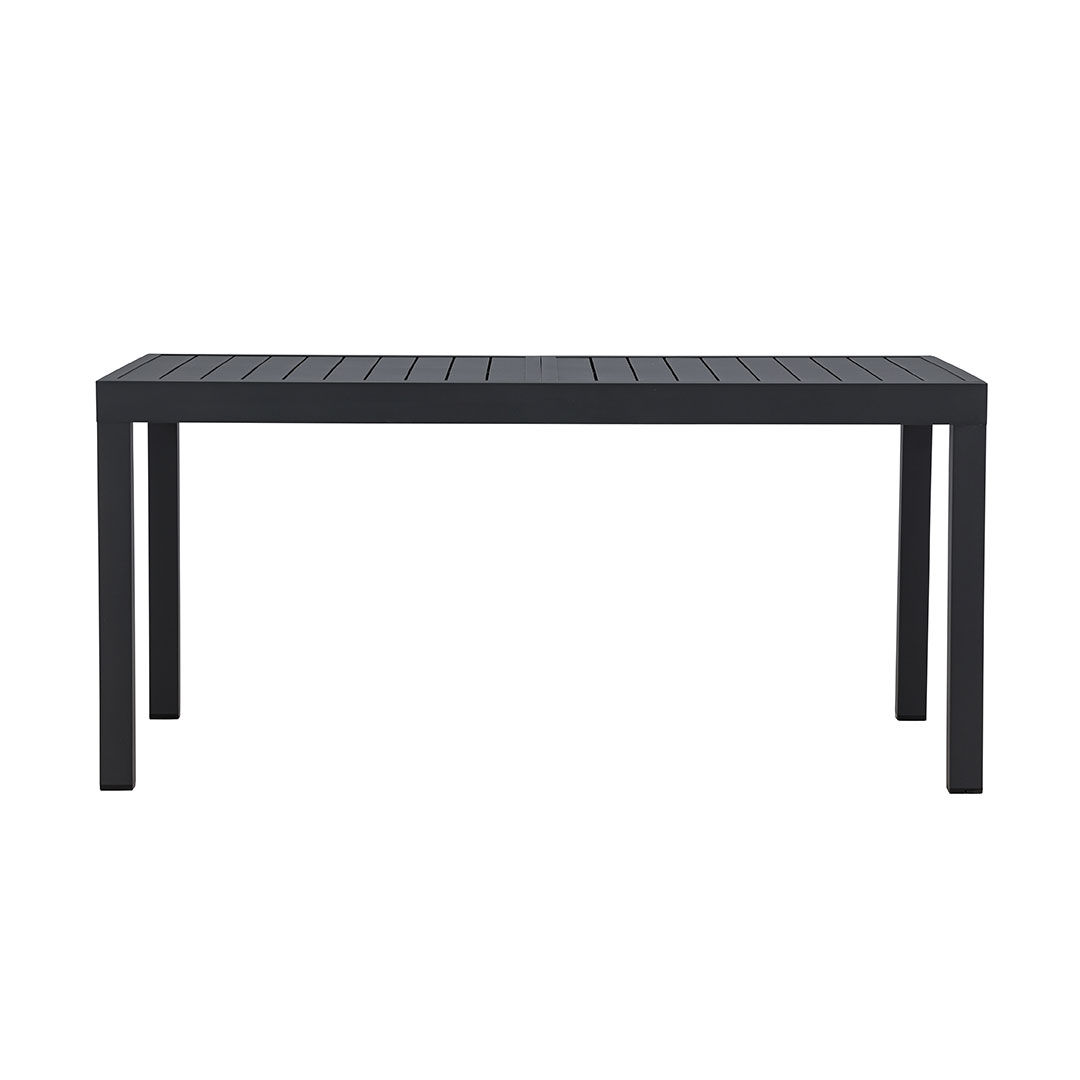 Capo Gartentisch Mit Auszug 160/240 Cm Schwarz.