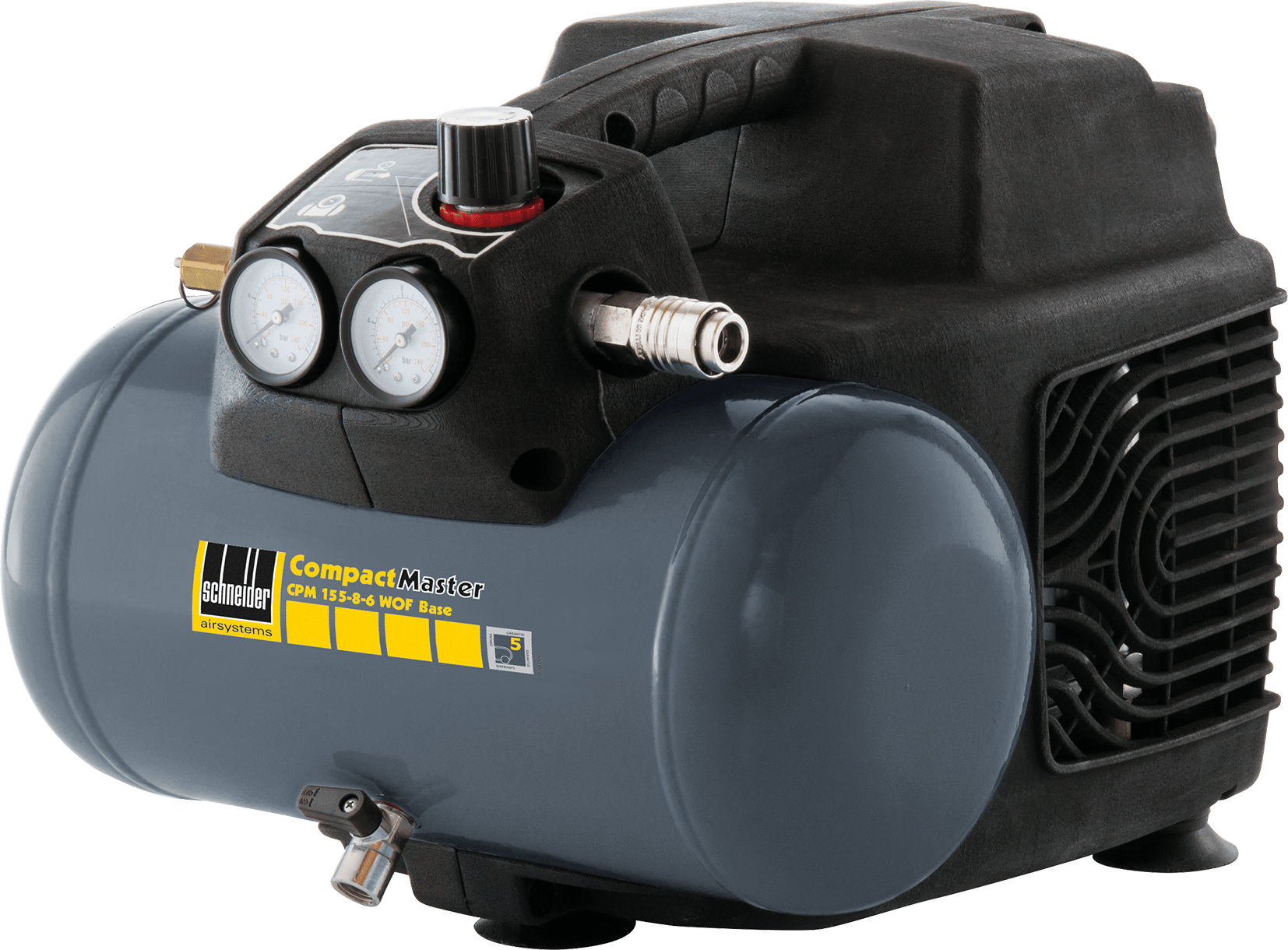 Kompressor CompactMaster 155-8-6 WOF Base