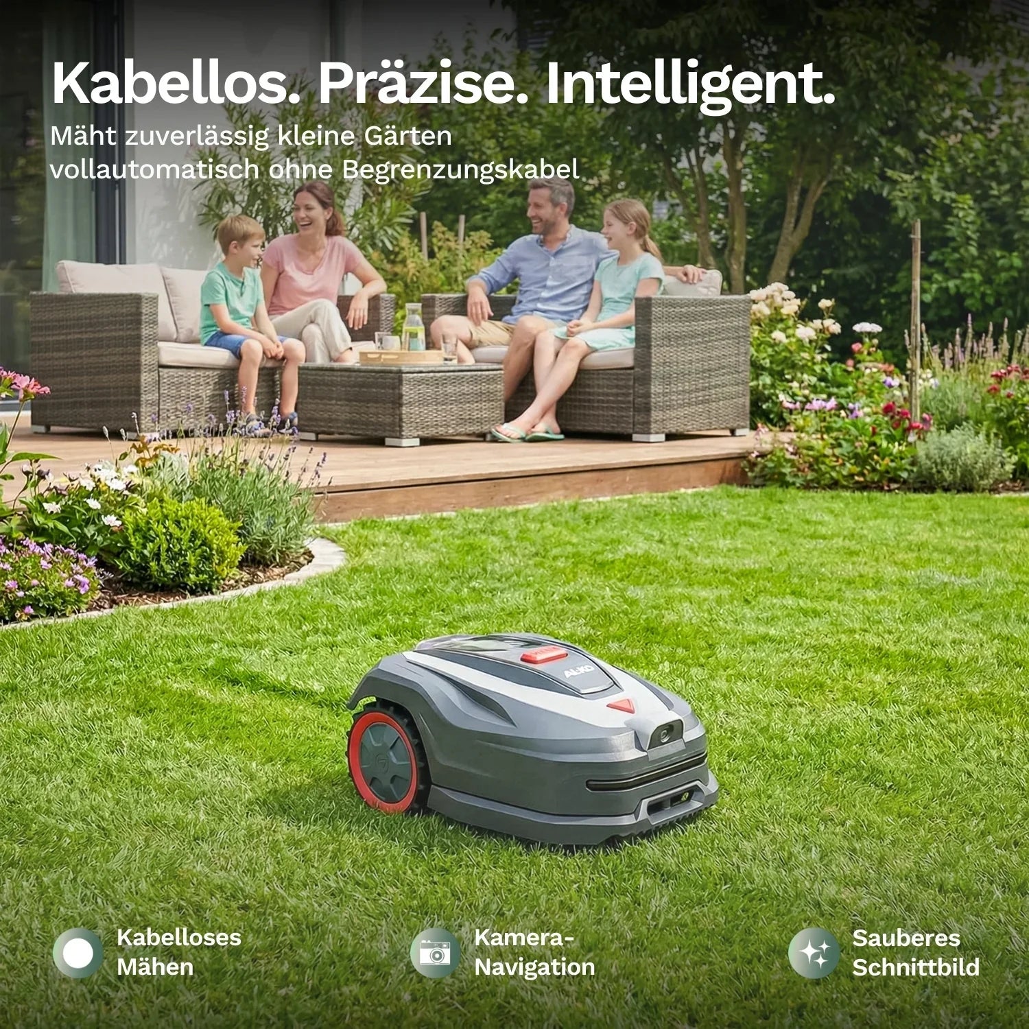 AL-KO Robolinho® 1000 VISION – Mähroboter ohne Begrenzungskabel - Gallery 2 AL-KO Robolinho® 1000 VISION – Mähroboter ohne Begrenzungskabel