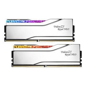 G.Skill Trident Z5 Royal Neo 32GB Kit DDR5-6000 CL28 Arbeitsspeicher weiß G.Skill Trident Z5 Royal Neo 32GB Kit DDR5-6000 CL28 Arbeitsspeicher weiß