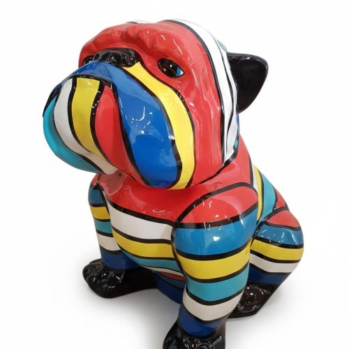 Abstrakte Bunt Deko Figur Statue Skulptur 80cm Figuren Statuen Skulpturen