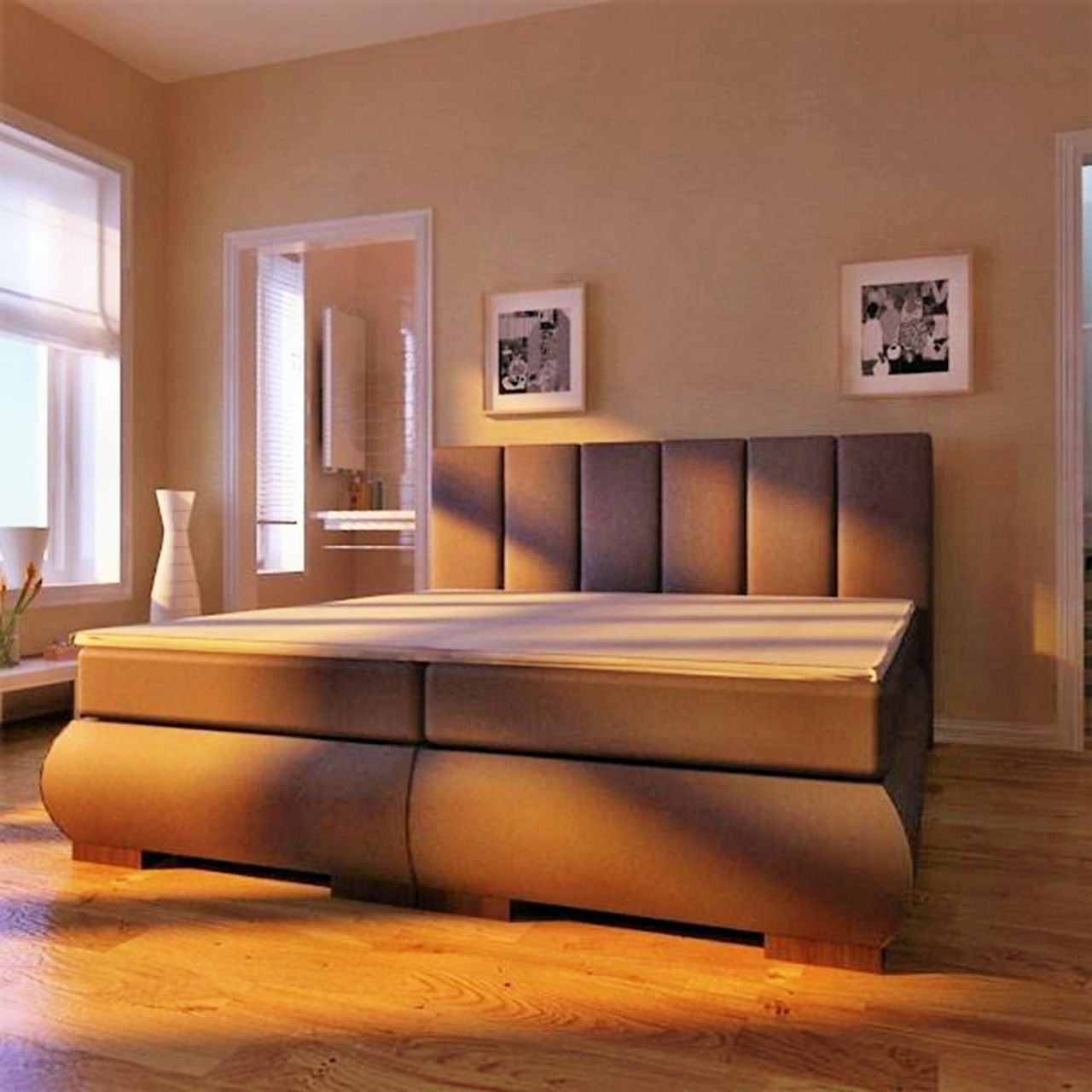 Boxspringbett Schlafzimmerbett ANCONA 80x200 cm Boxspringbett Schlafzimmerbett ANCONA 80x200 cm