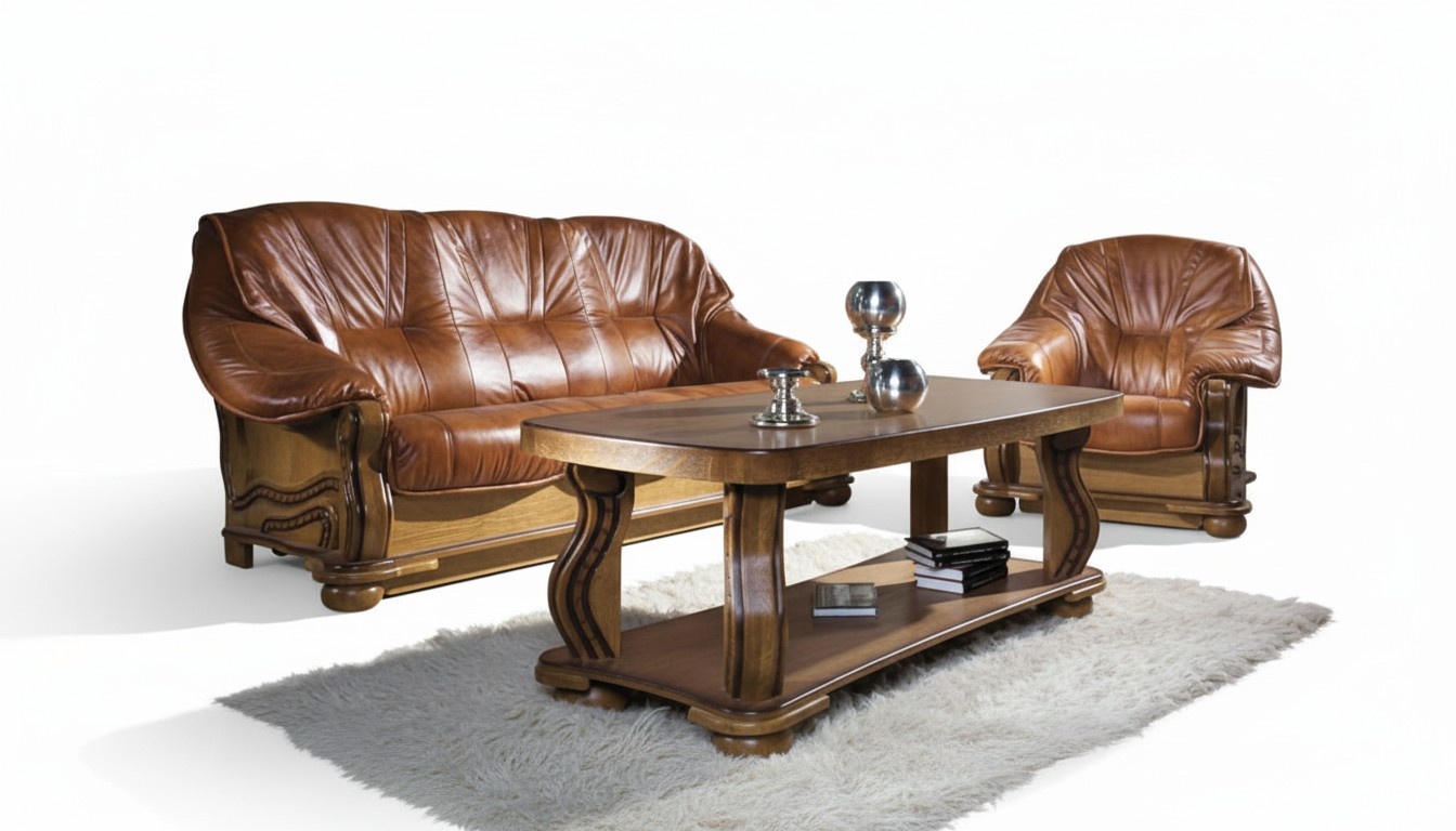 Antik Stil Ledersofa Couch Sofagarnitur 3+2+1 Sitzer Italienisches Leder Polster Antik Stil Ledersofa Couch Sofagarnitur 3+2+1 Sitzer Italienisches Leder Polster