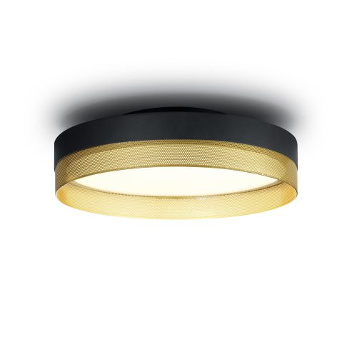 Elements by Bankamp LED-Deckenleuchte ca. 45cm in schwarz/gold Elements by Bankamp LED-Deckenleuchte ca. 45cm in schwarz/gold