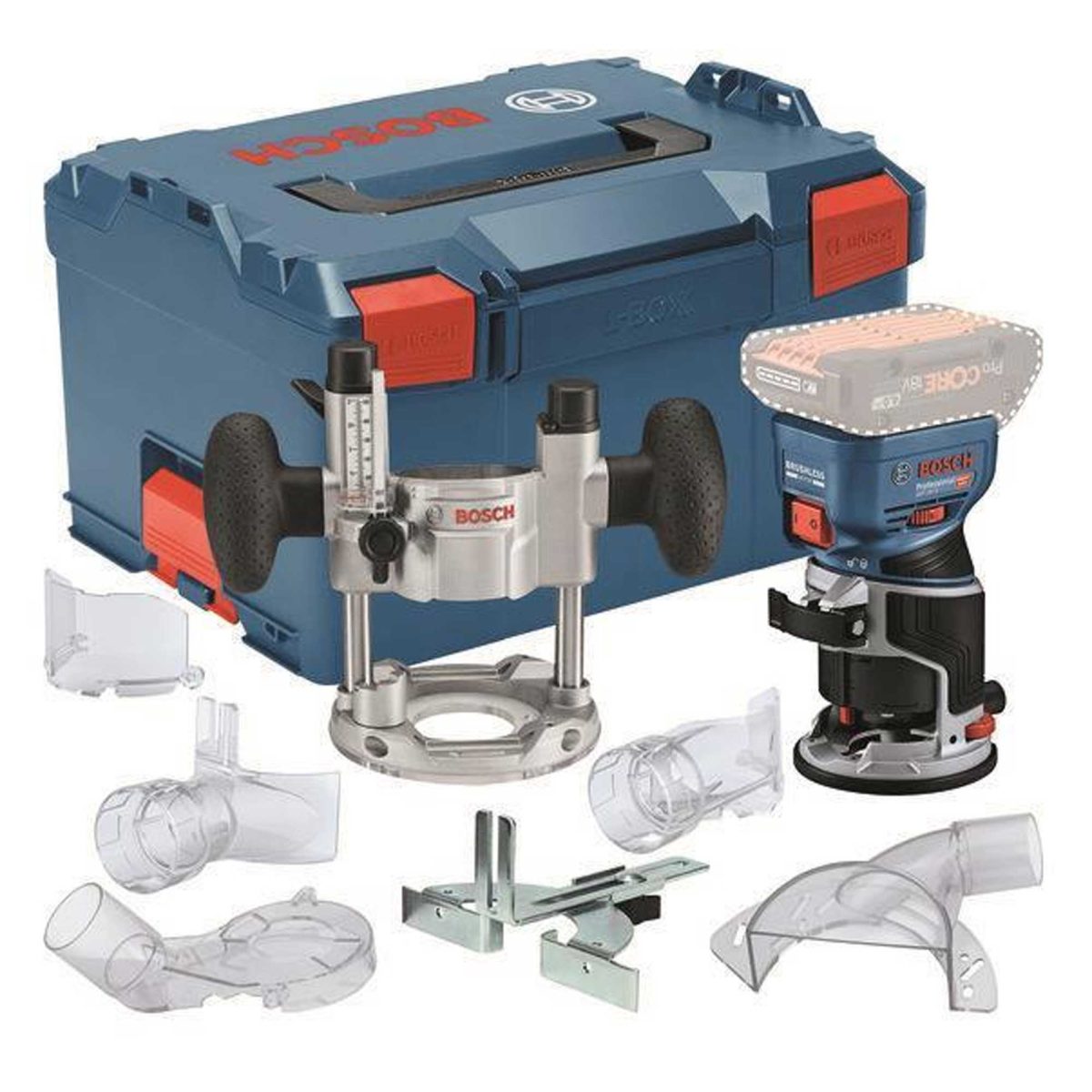 Bosch Professional 18V System GKF 18V-8 Akku-Kantenfräse Bosch Professional 18V System GKF 18V-8 Akku-Kantenfräse