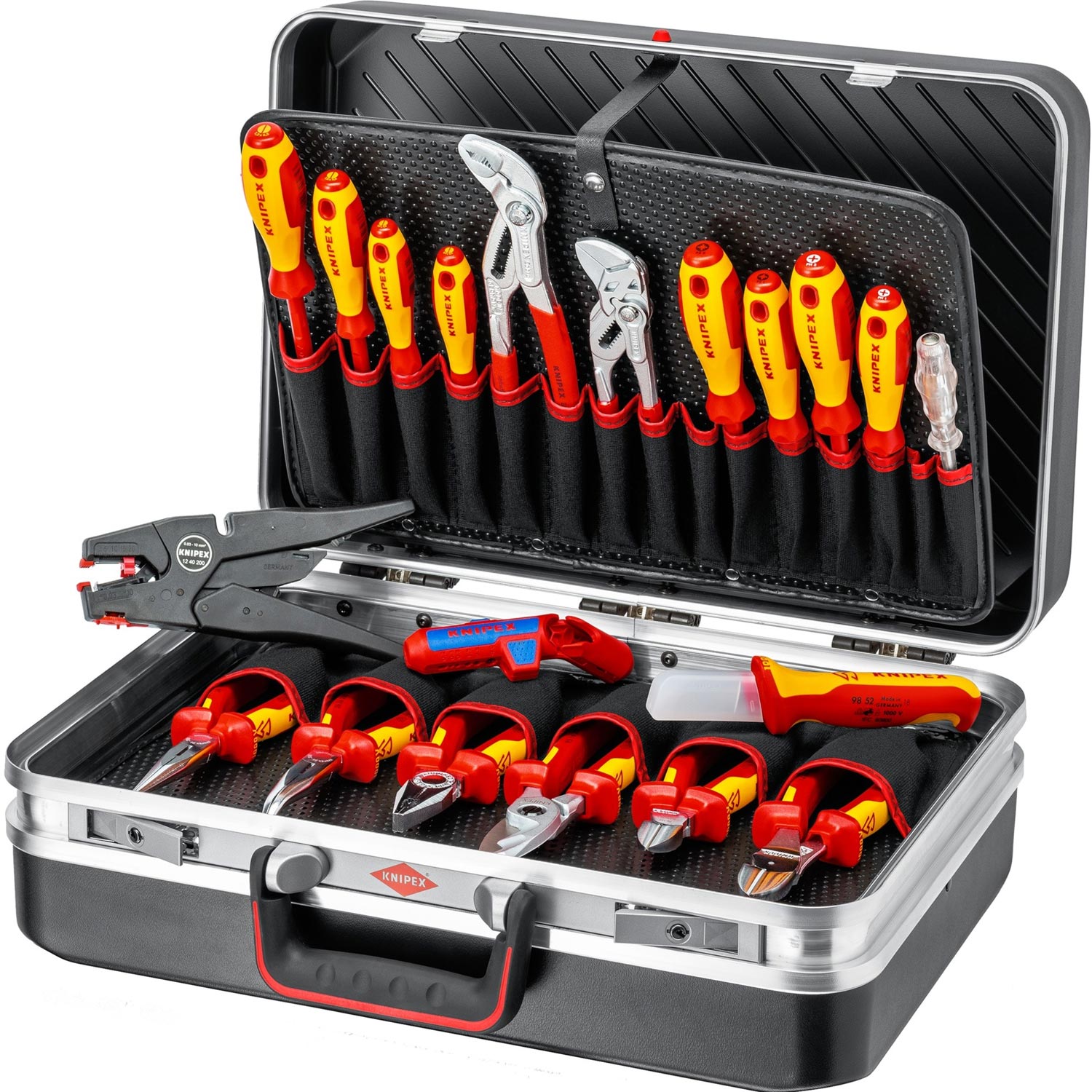 KNIPEX 00 21 20 Elektriker Werkzeugkoffer 20-teilig 480 mm
