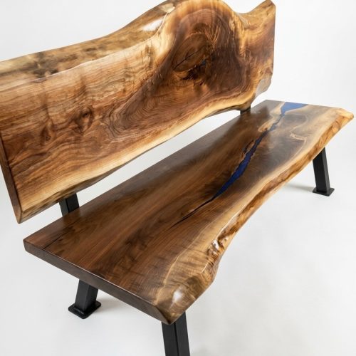 Bank 140*70 Designer Massiv Handmade Garden Bank Massivholz Bank