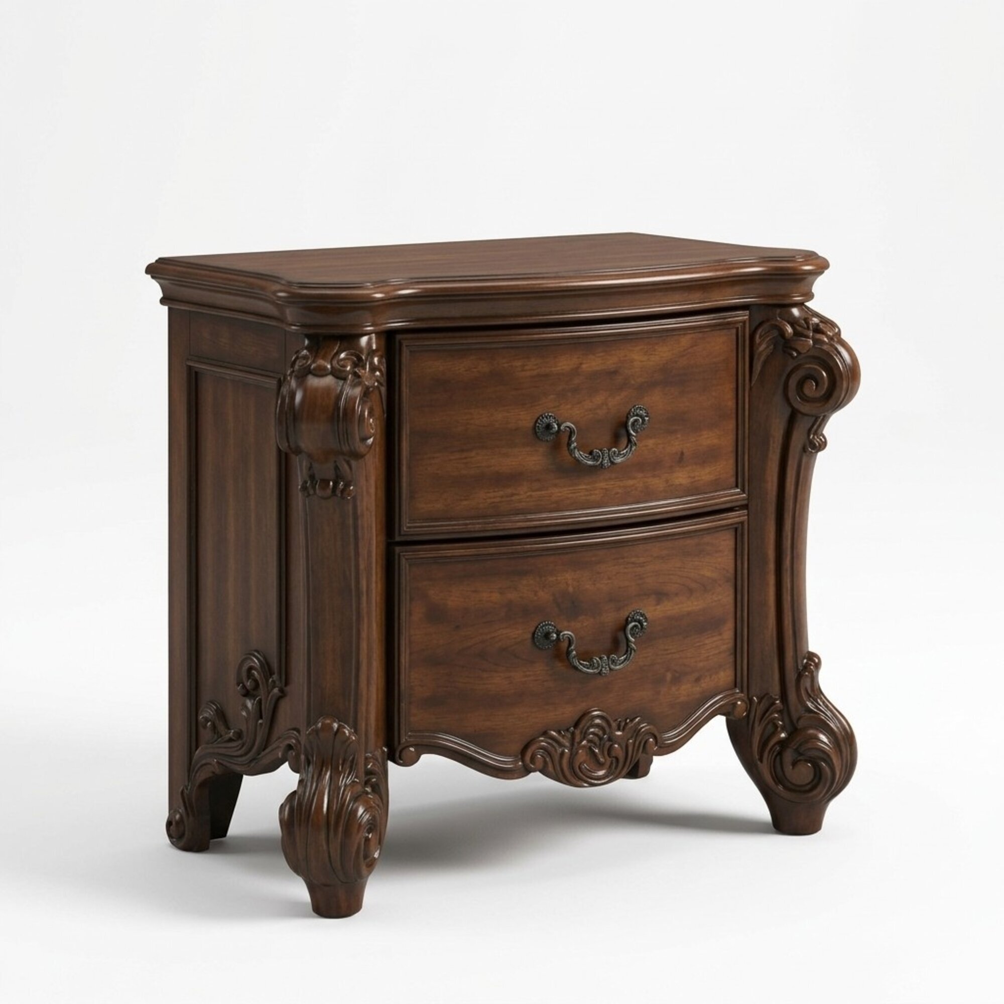 Barock Rokoko Nachttisch Holz Nachtschrank Kommode Ablagetisch Barock Rokoko Nachttisch Holz Nachtschrank Kommode Ablagetisch
