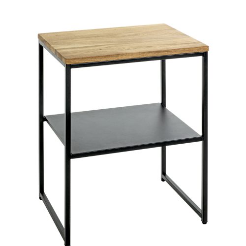Beistelltisch SACRAMENTO 5 in Farbe Eiche, Schwarz | 2200031700 Beistelltisch SACRAMENTO 5 in Farbe Eiche, Schwarz | 2200031700