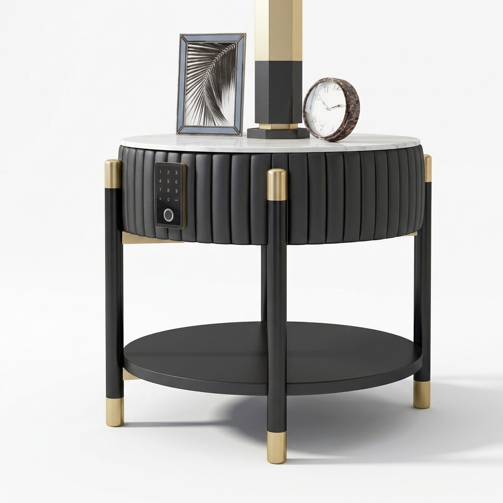 Beistelltisch Nachttisch Sofatisch Couchtische Kaffeetisch Finger Scan System Beistelltisch Nachttisch Sofatisch Couchtische Kaffeetisch Finger Scan System