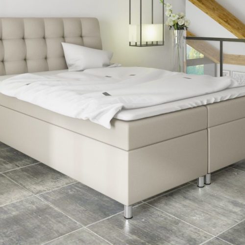 Boxspringbett Schlafzimmerbett DOAN 140x200cm inkl.Bettkasten