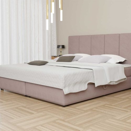Boxspringbett Schlafzimmerbett ELICIO 120x200cm Stoff Rose inkl. Bettkasten Boxspringbett Schlafzimmerbett ELICIO 120x200cm Stoff Rose inkl. Bettkasten