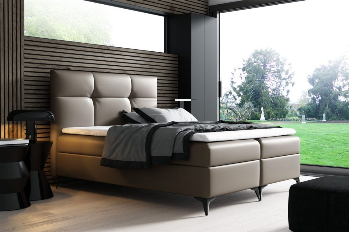 Boxspringbett Schlafzimmerbett FAITH 120x200cm inkl.Bettkasten Boxspringbett Schlafzimmerbett FAITH 120x200cm inkl.Bettkasten