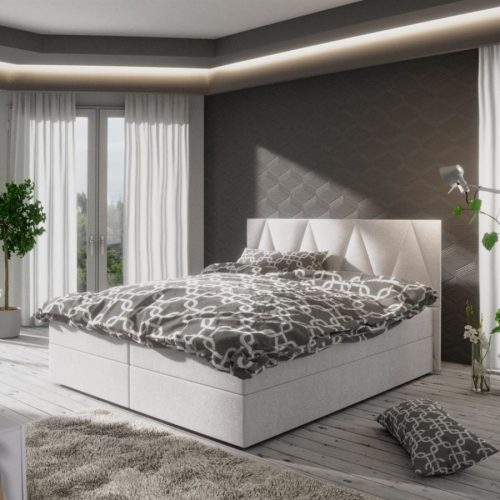 Boxspringbett Schlafzimmerbett GALA 140x200cm Beige inkl.Bettkasten Boxspringbett Schlafzimmerbett GALA 140x200cm Beige inkl.Bettkasten