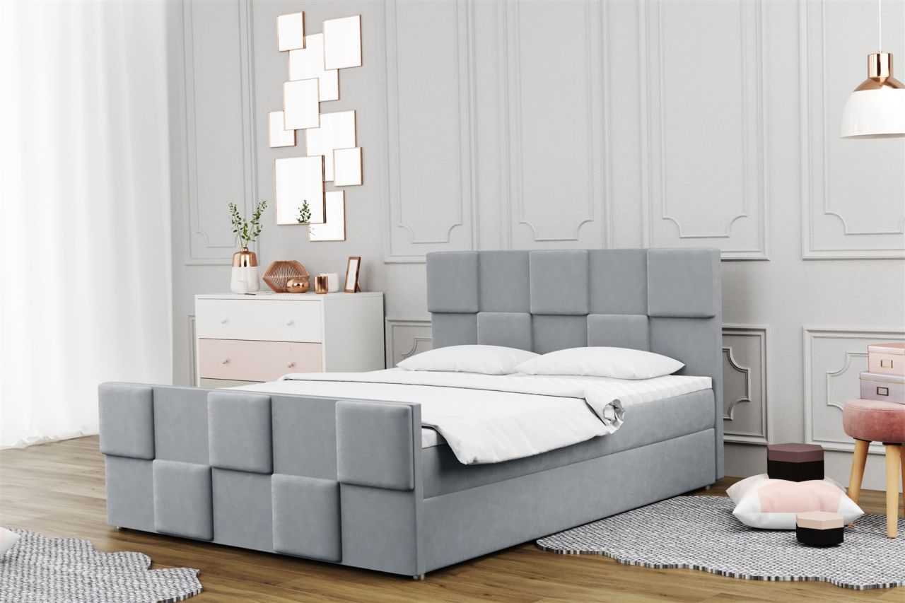 Boxspringbett Schlafzimmerbett MURILO 120x200cm in div. Farbvarianten Boxspringbett Schlafzimmerbett MURILO 120x200cm in div. Farbvarianten