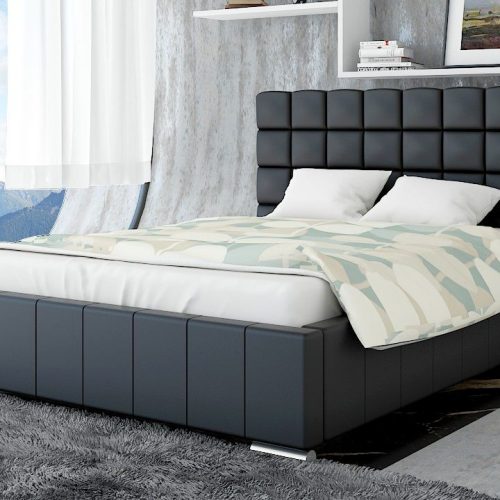 Polsterbett Bett Doppelbett MATTEO 200x200cm inkl.Bettkasten