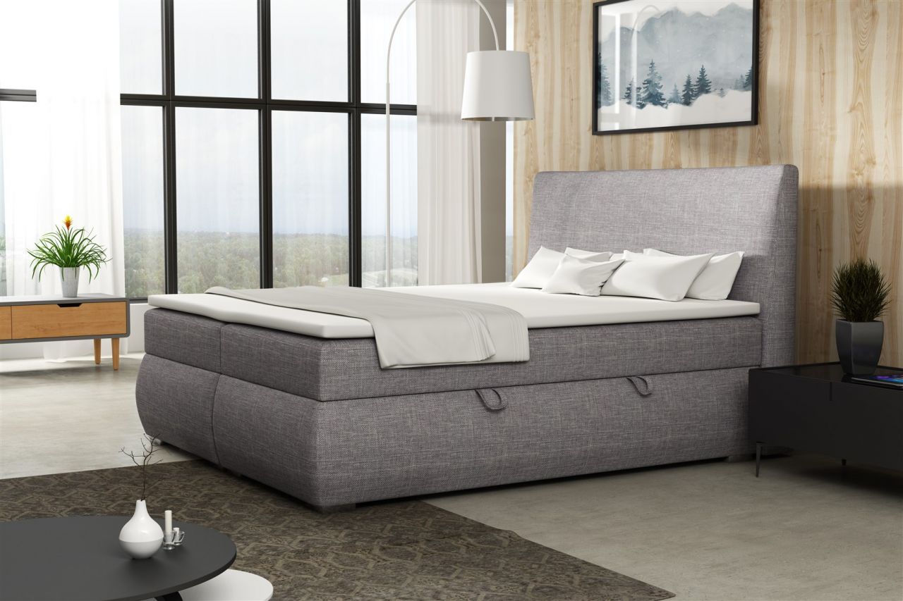 Boxspringbett Schlafzimmerbett MATTIA 100x200cm inkl.Bettkasten Boxspringbett Schlafzimmerbett MATTIA 100x200cm inkl.Bettkasten
