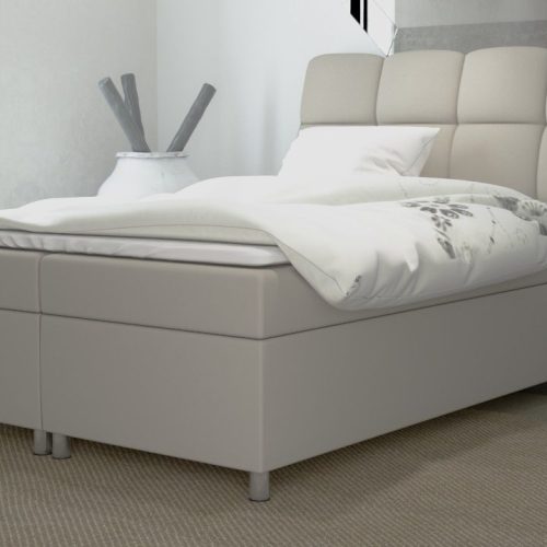 Boxspringbett Schlafzimmerbett MINO 140x200cm inkl.Bettkasten
