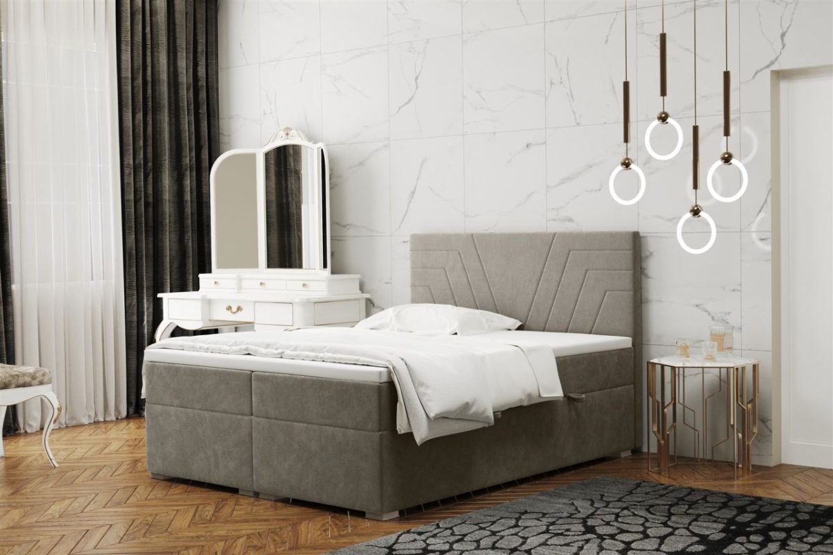 Boxspringbett Schlafzimmerbett RAMON 120x200cm in div. Farbvarianten Boxspringbett Schlafzimmerbett RAMON 120x200cm in div. Farbvarianten